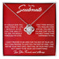 To My Soulmate, You Are Special To Me -Love Knot Necklace